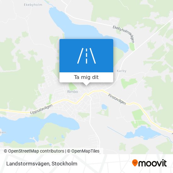 Landstormsvägen karta