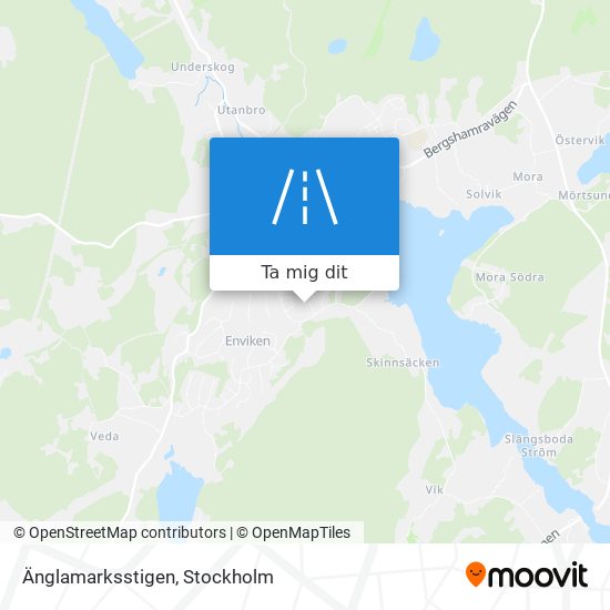 Änglamarksstigen karta