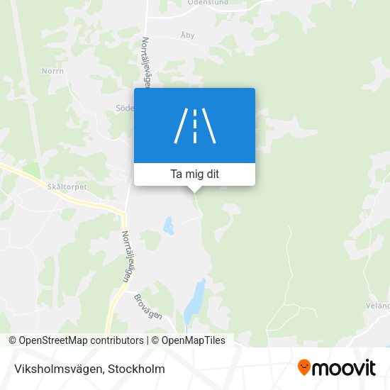 Viksholmsvägen karta