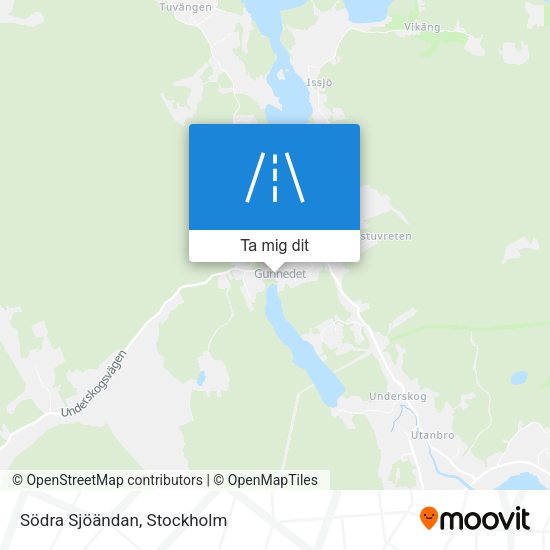 Södra Sjöändan karta