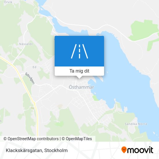 Klackskärsgatan karta