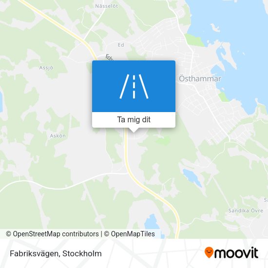 Fabriksvägen karta