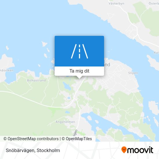 Snöbärvägen karta
