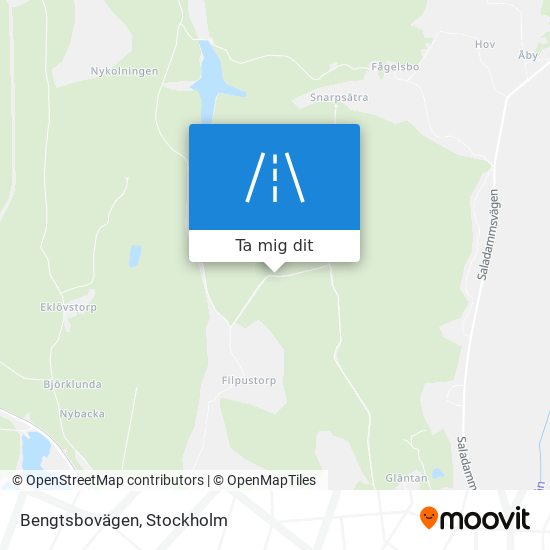 Bengtsbovägen karta