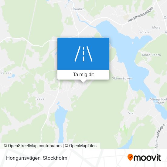 Hongunsvägen karta