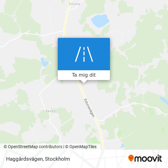 Haggårdsvägen karta