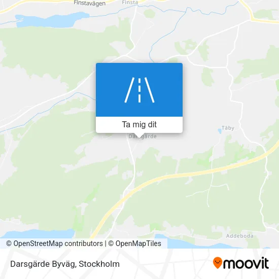 Darsgärde Byväg karta