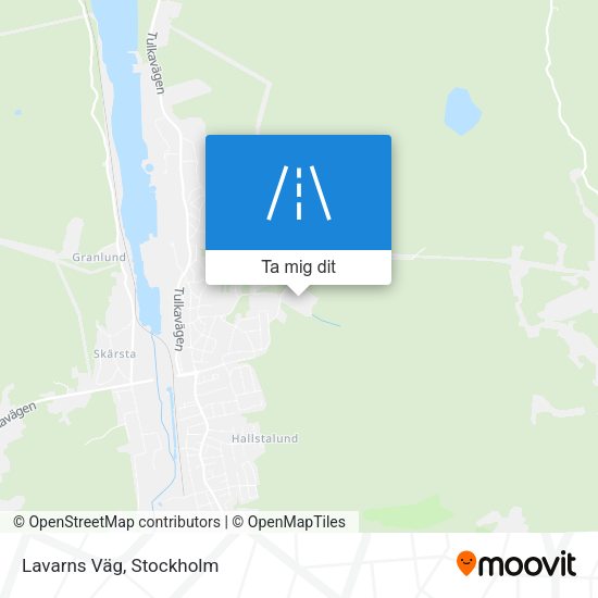 Lavarns Väg karta