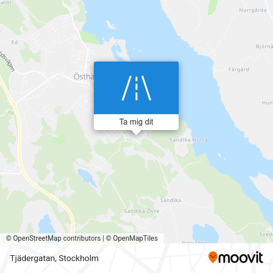 Tjädergatan karta