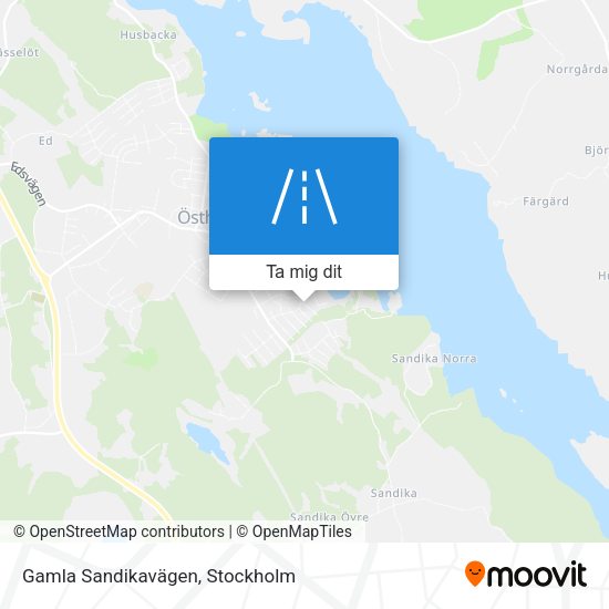 Gamla Sandikavägen karta