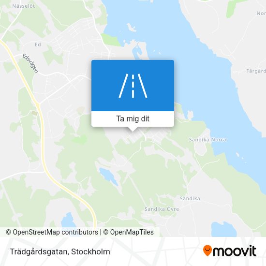 Trädgårdsgatan karta