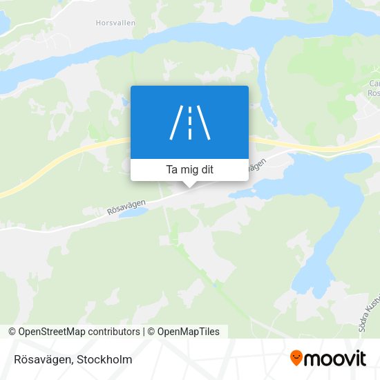 Rösavägen karta