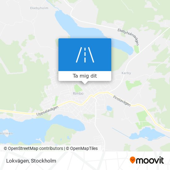 Lokvägen karta