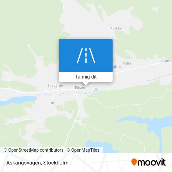 Askängsvägen karta