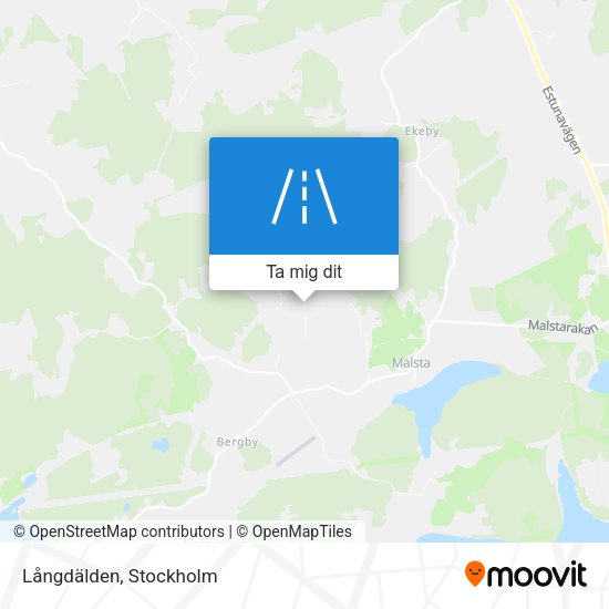 Långdälden karta