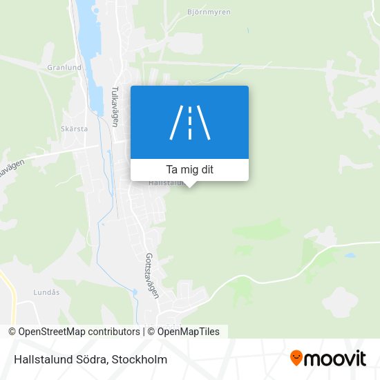 Hallstalund Södra karta