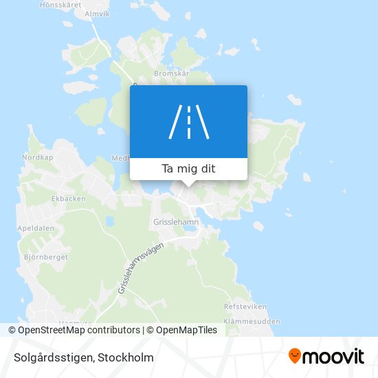 Solgårdsstigen karta