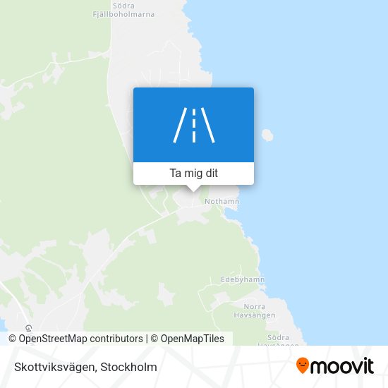 Skottviksvägen karta