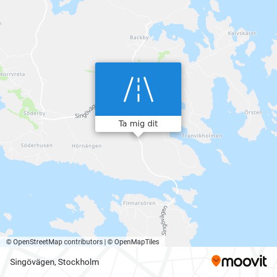 Singövägen karta