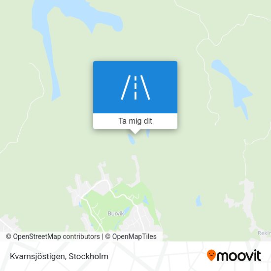 Kvarnsjöstigen karta
