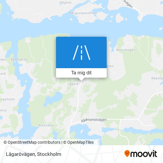 Lågarövägen karta