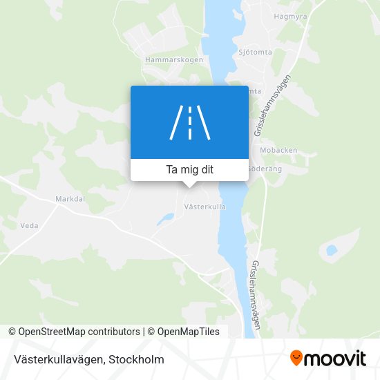 Västerkullavägen karta