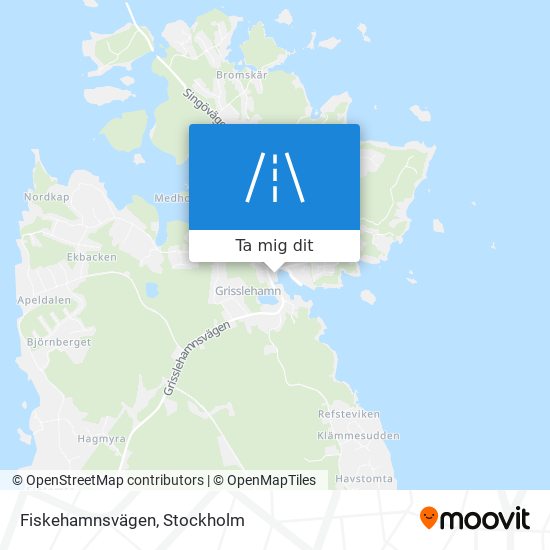 Fiskehamnsvägen karta