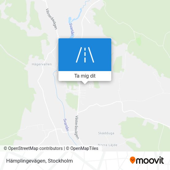 Hämplingevägen karta