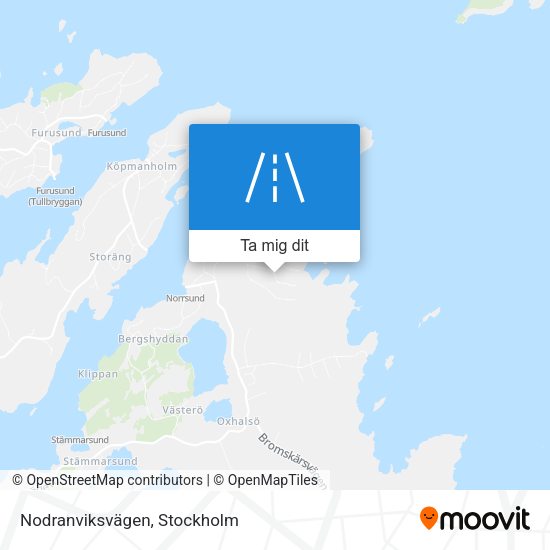 Nodranviksvägen karta