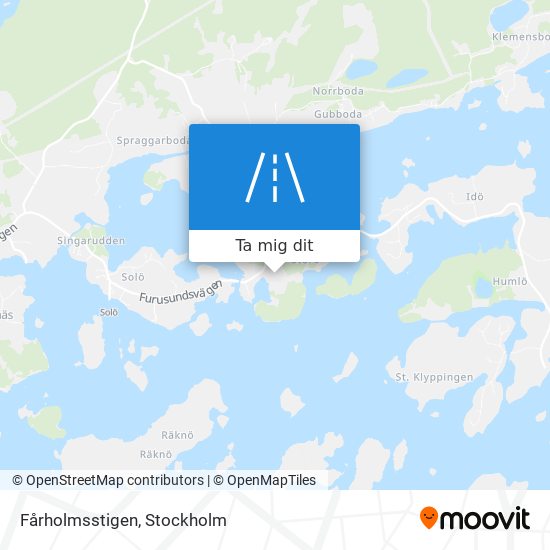 Fårholmsstigen karta