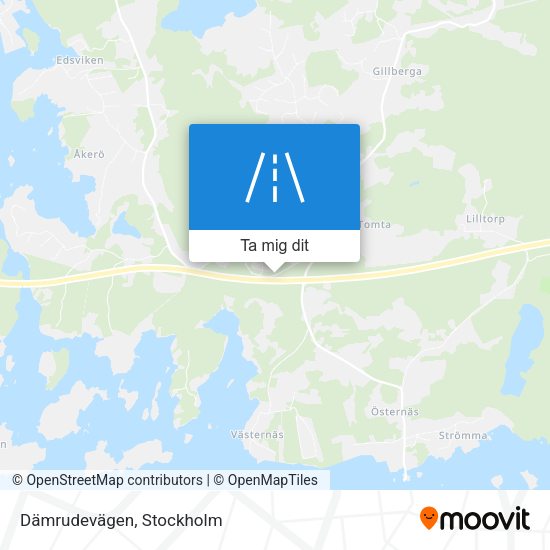 Dämrudevägen karta