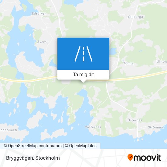 Bryggvägen karta
