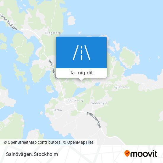 Salnövägen karta