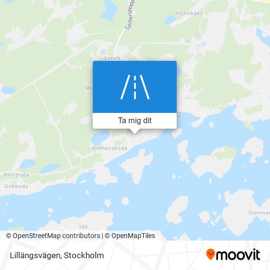 Lillängsvägen karta