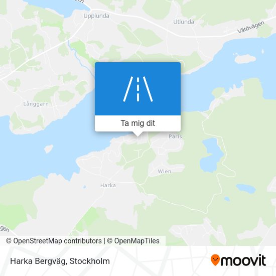 Harka Bergväg karta