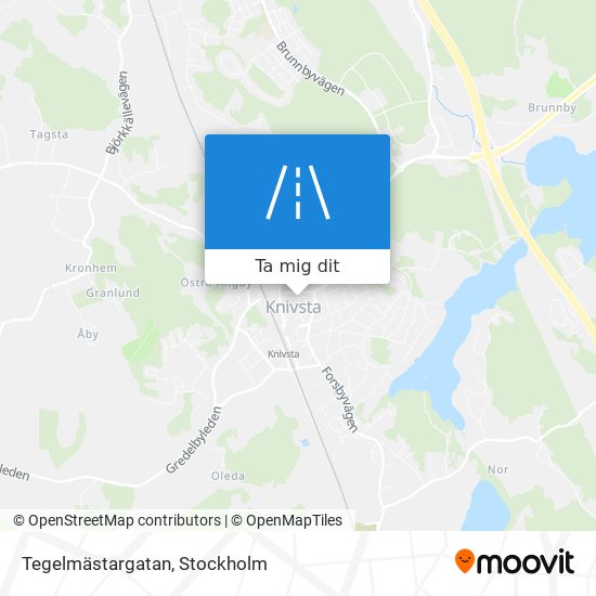 Tegelmästargatan karta