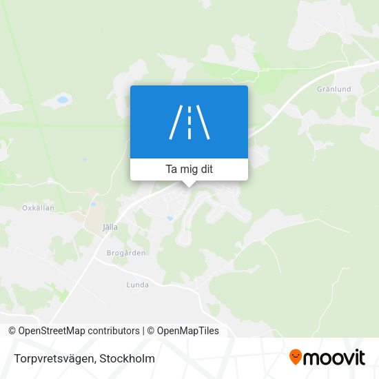 Torpvretsvägen karta