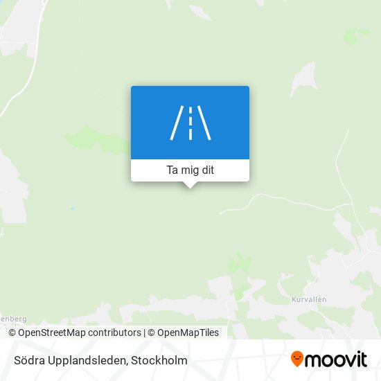 Södra Upplandsleden karta