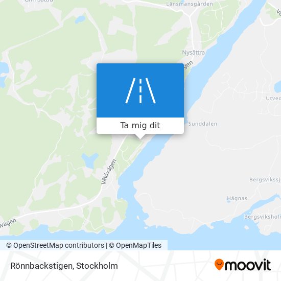 Rönnbackstigen karta