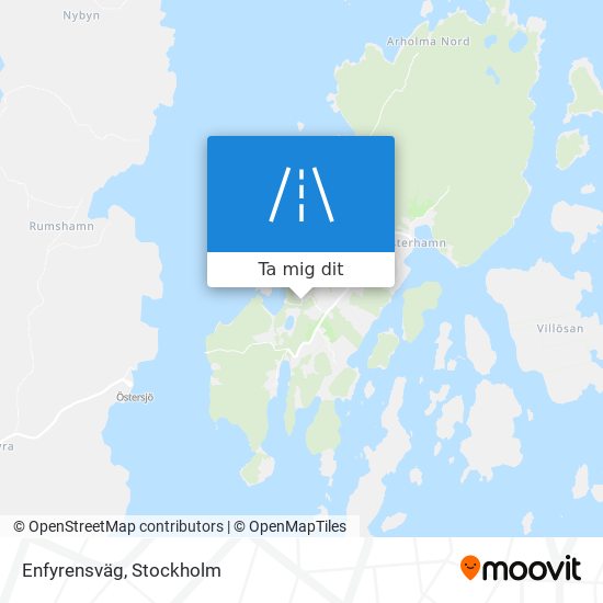 Enfyrensväg karta