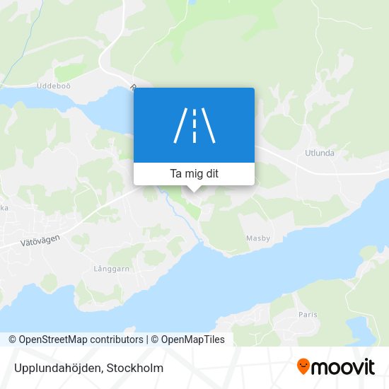 Upplundahöjden karta
