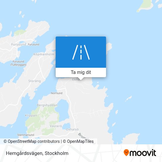 Hemgårdsvägen karta