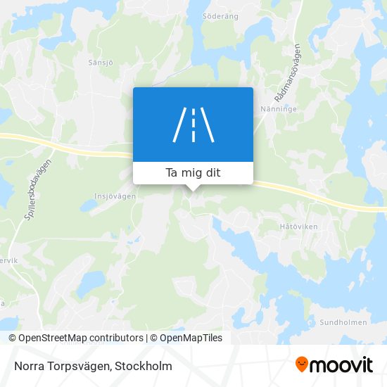 Norra Torpsvägen karta