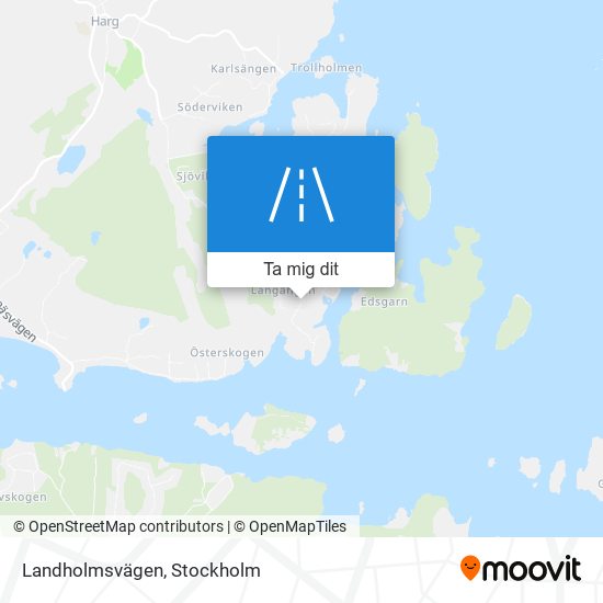 Landholmsvägen karta