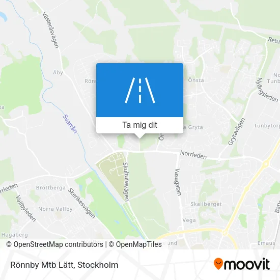 Rönnby Mtb Lätt karta
