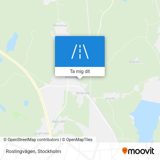 Roslingvägen karta