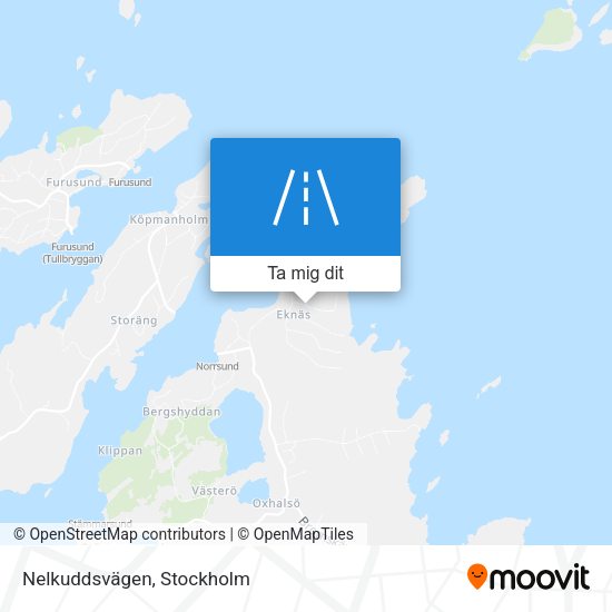 Nelkuddsvägen karta