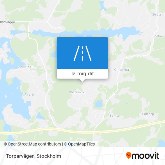 Torparvägen karta