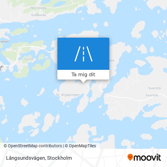 Långsundsvägen karta