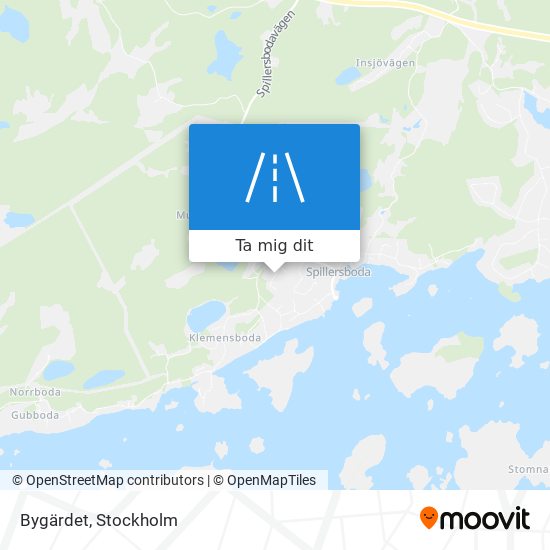 Bygärdet karta